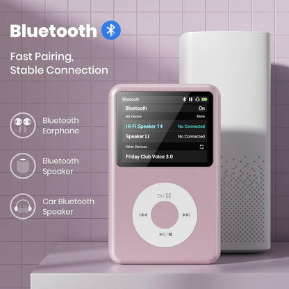 Movarii™ Retro Mp3 Player with Bluetooth