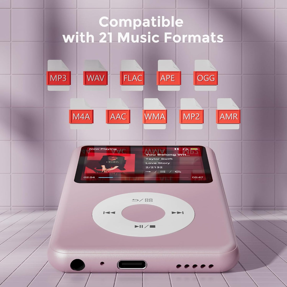 Movarii™ Retro Mp3 Player with Bluetooth