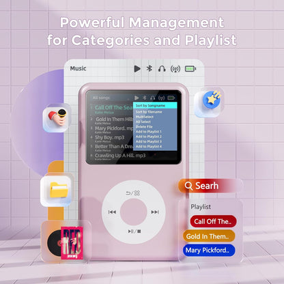 Movarii™ Retro Mp3 Player with Bluetooth
