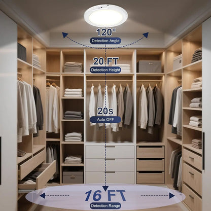 Movarii™ Rechargeable Ceiling Lights - Motion Sensing & No Wiring