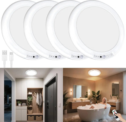 Movarii™ Rechargeable Ceiling Lights - Motion Sensing & No Wiring